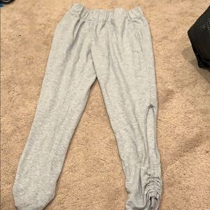Light grey sweat pants